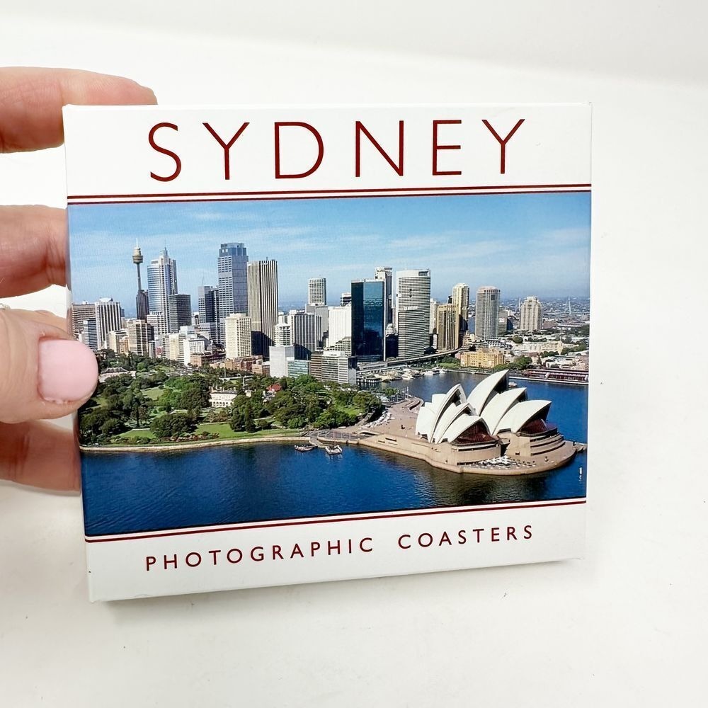 Vintage Sydney Australia Photographic Coasters by Suzi Thomas Set of 6 NEW